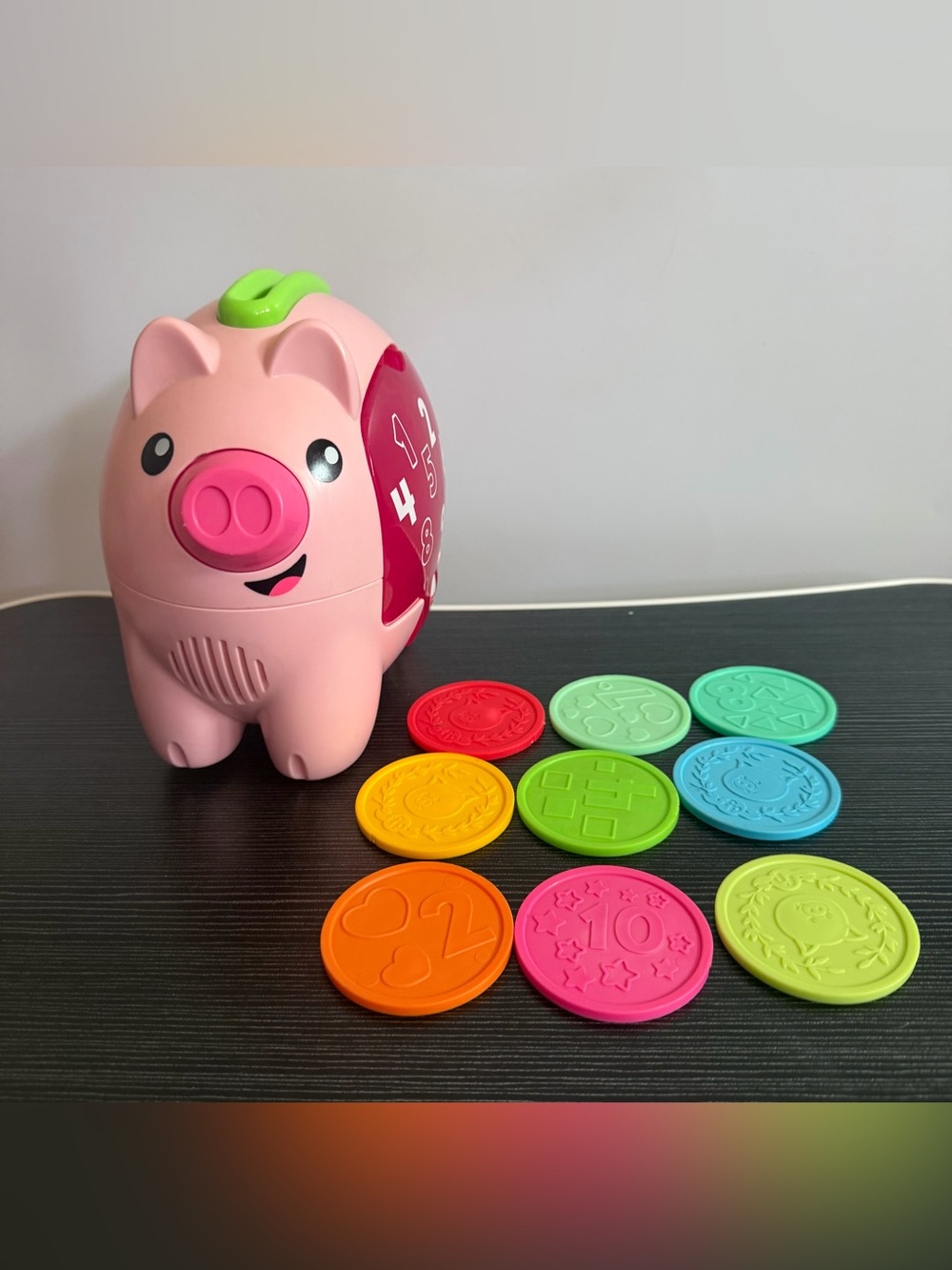 Fisher-Price Baby & Toddler Toy Laugh & Learn Smart Stages Piggy Bank